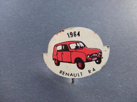Renault R4 oldtimer 1964 rood